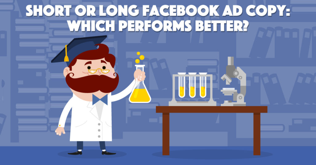 facebook ad copy length - adespresso experiment