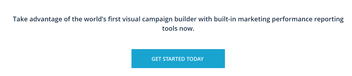 call to action on landing page