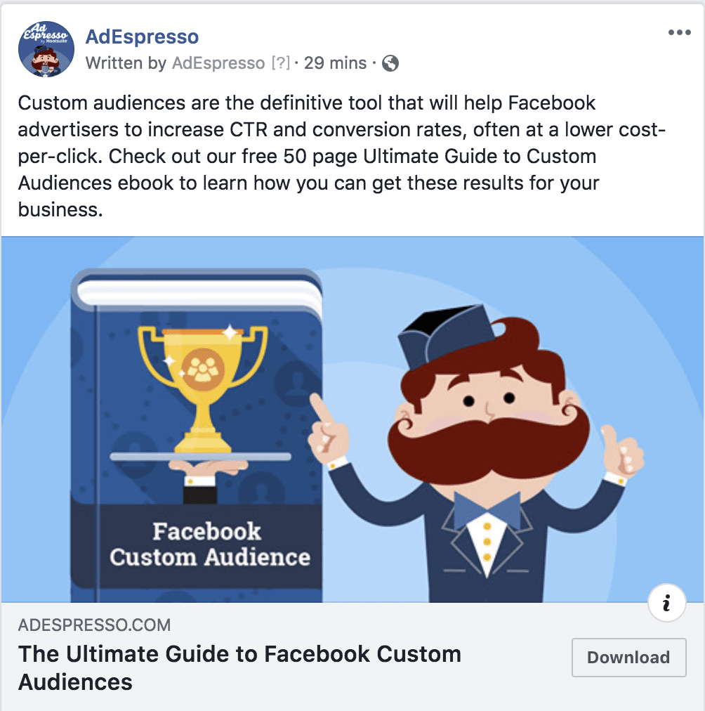 facebook ad version 1