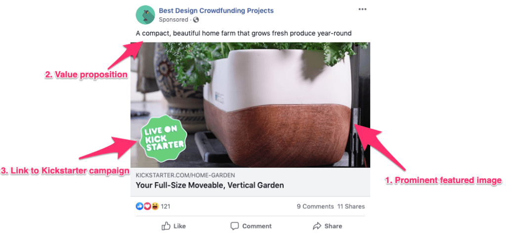 Product Launch Facebook Ad Template